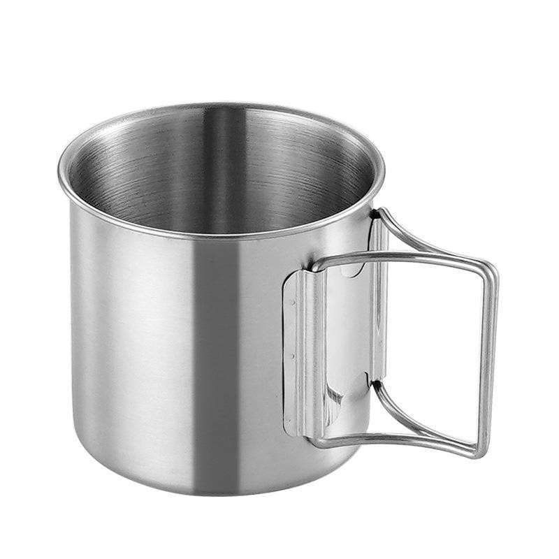 Quality Camping Cooking Set - 260/350/600ml Edelstahl becher Tasse Camping Outdoor-Reise