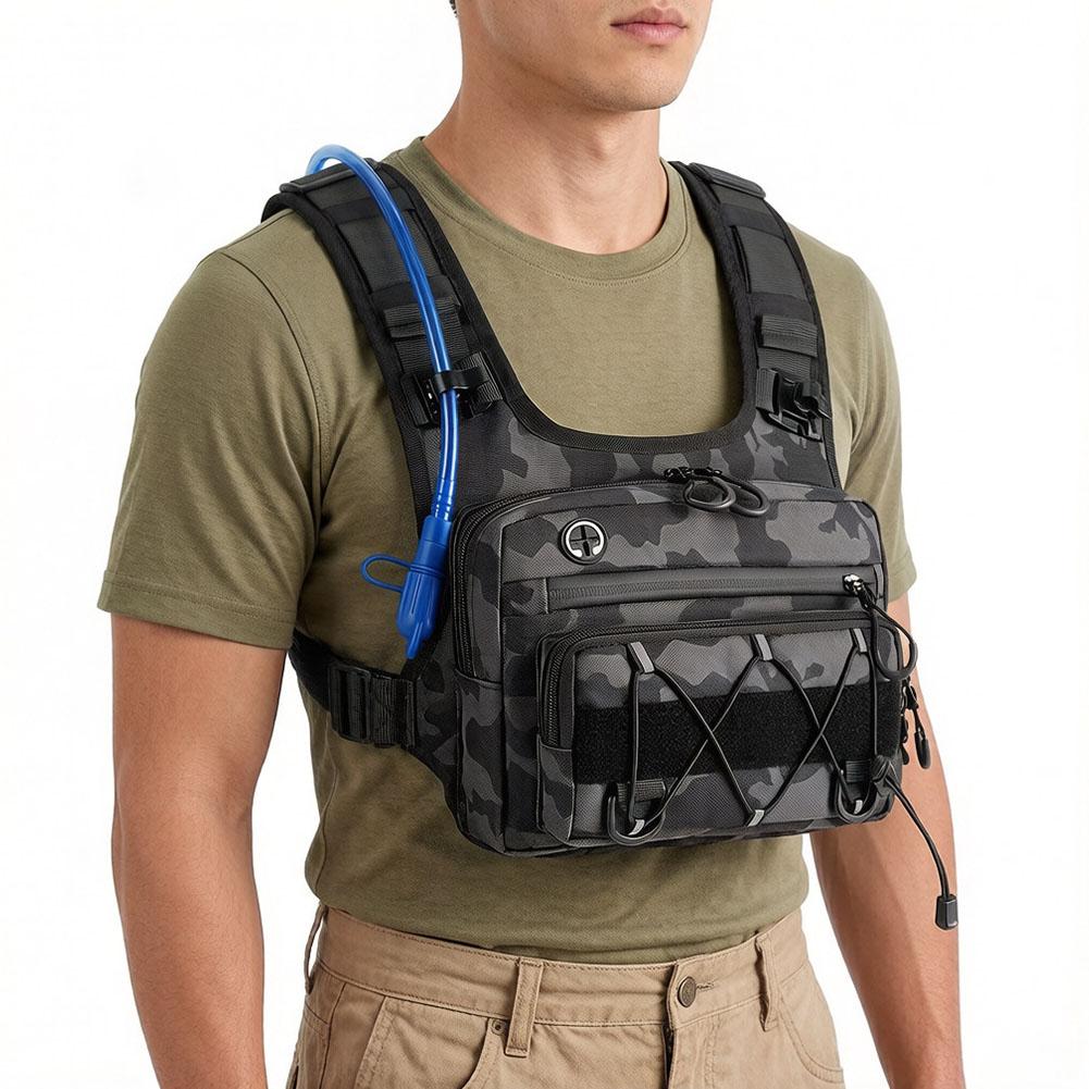 Camping Cooking Bag - Lauf-Brusttasche, Trinkweste für Radfahren, Wandern, Fahrradrennen,