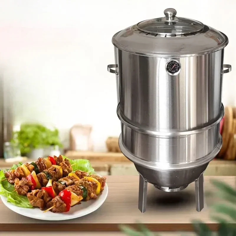 Quality Camping Cooking Set - Sicherer, hochwertiger Outdoor-Camping-Kochzubehör, rauchfreier, multifunktionaler Grill-Holzkohleofen