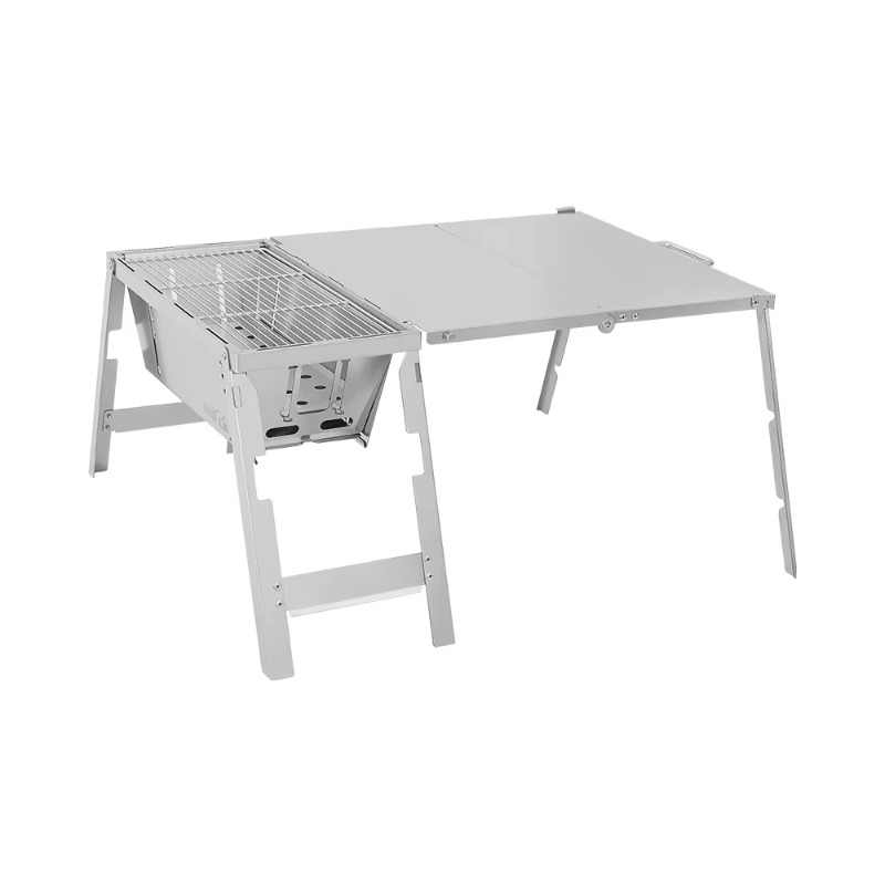Camp Grill Portable Folding - Tragbarer Edelstahl Outdoor Camping Picknick Reise