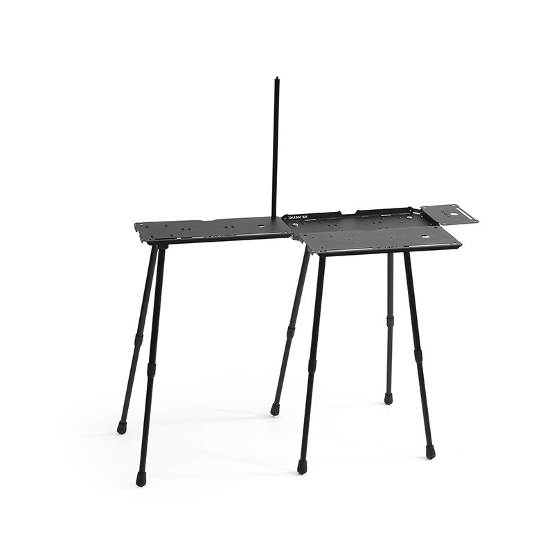 Camping Cooking Table With Storage - Klappbarer Campingtisch mit Lichtständer Erweiterbarer Aufbewahrungsorganizer