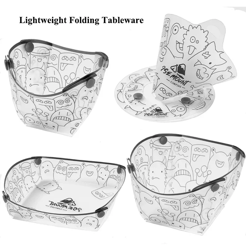 Camping Cooking Disc - Outdoor leichtes Klapp geschirr tragbare Schüssel