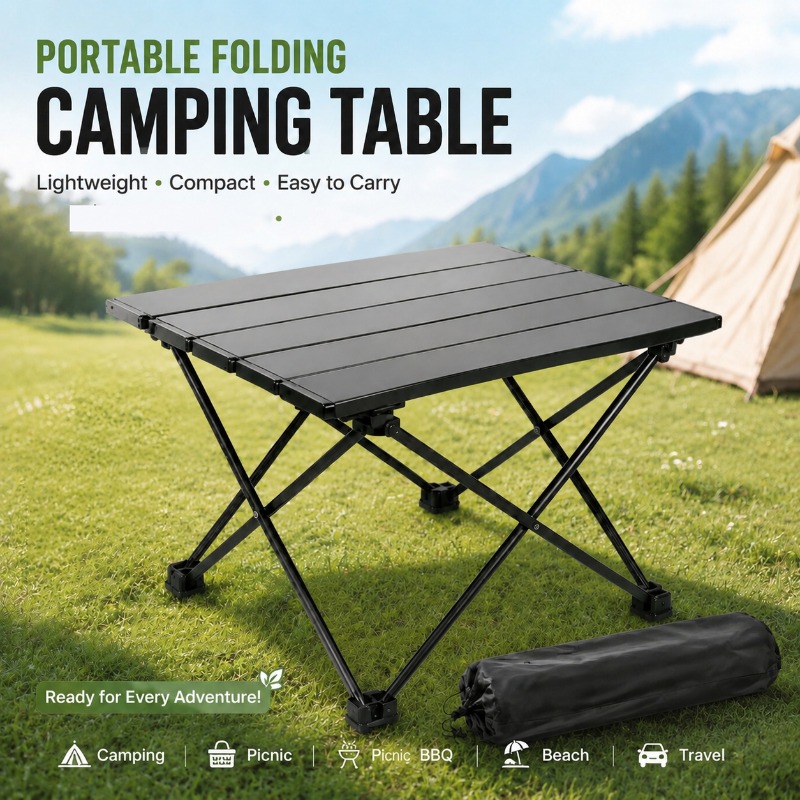Camping Cooking Bag - Leichter, tragbarer, faltbarer Campingtisch, klappbarer Schreibtisch