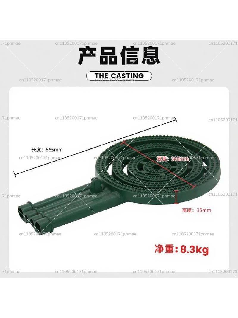 Gusseisen 4-Ring-Gasbrenner -  – Camping Cooking Cast Iron Bewertung und Preis