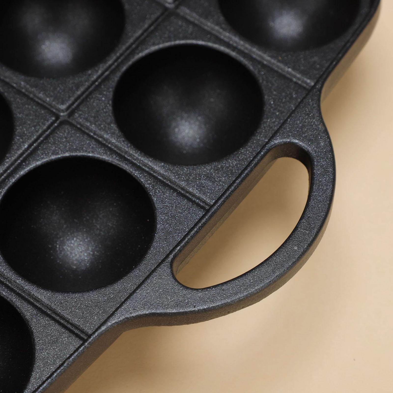 Takoyaki-Grillpfanne mit 16 Ve – Camping Cooking Cast Iron Bewertung und Preis