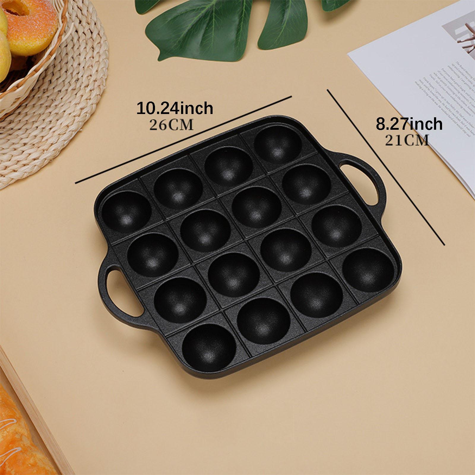 Takoyaki-Grillpfanne mit 16 Ve – Camping Cooking Cast Iron Bewertung und Preis