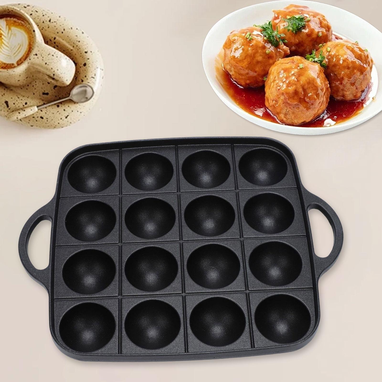 Takoyaki-Grillpfanne, 16 Mulde – Camping Cooking Cast Iron Bewertung und Preis