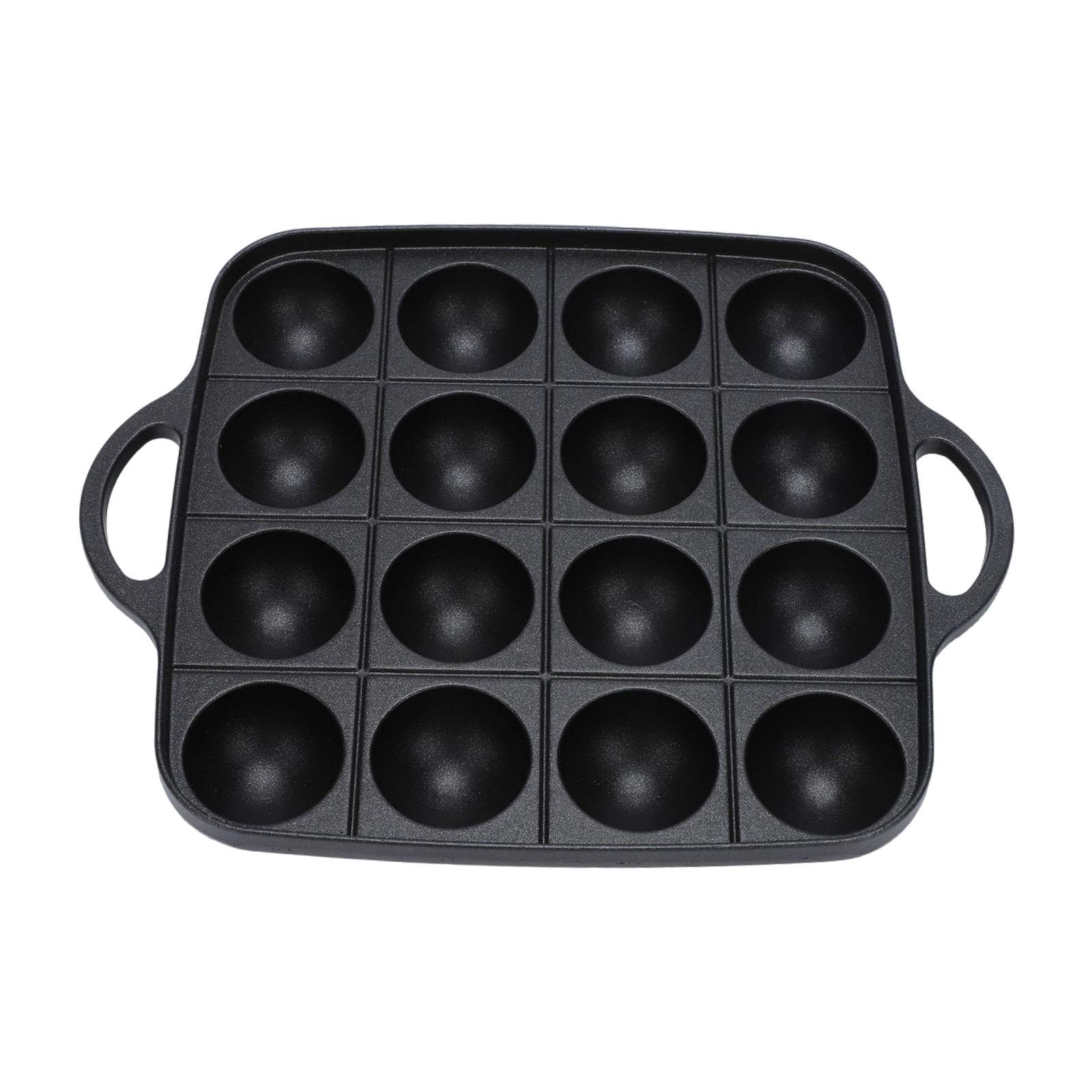 Takoyaki-Grillpfanne, 16 Mulde – Camping Cooking Cast Iron Bewertung und Preis