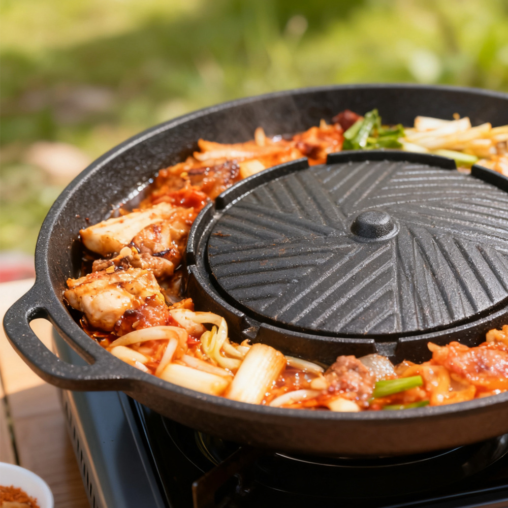 KOSUN Koreanische BBQ-Grillpfa – Camping Cooking Disc Bewertung und Preis
