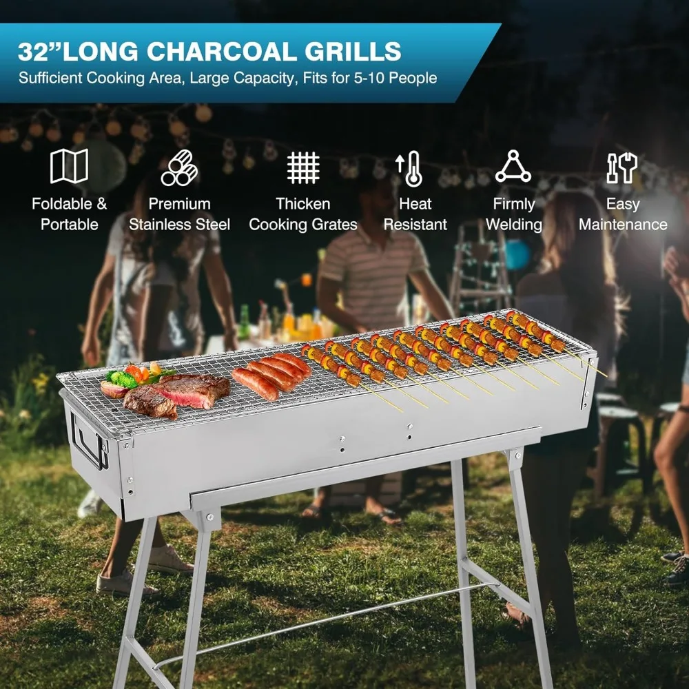Tragbare Holzkohlegrills, 32