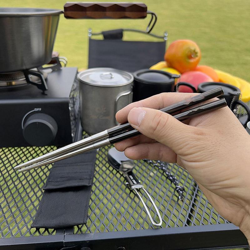 Faltbare Löffel-Essstäbchen fü – Camping Cooking And Cutlery Set Bewertung und Preis