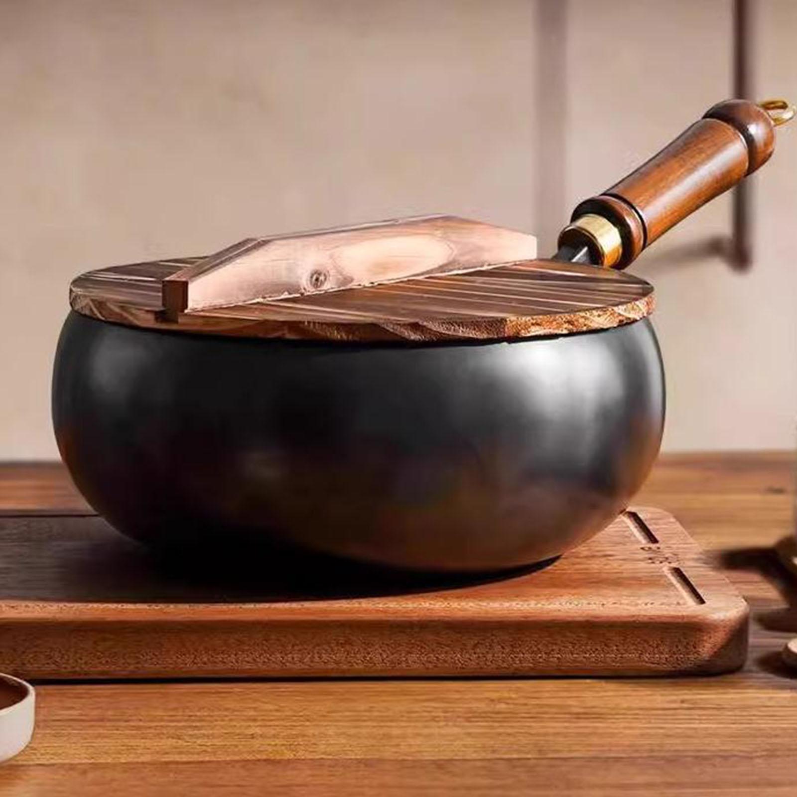 Nicht beschichteter Wok, chine – Camping Cooking Cast Iron Bewertung und Preis