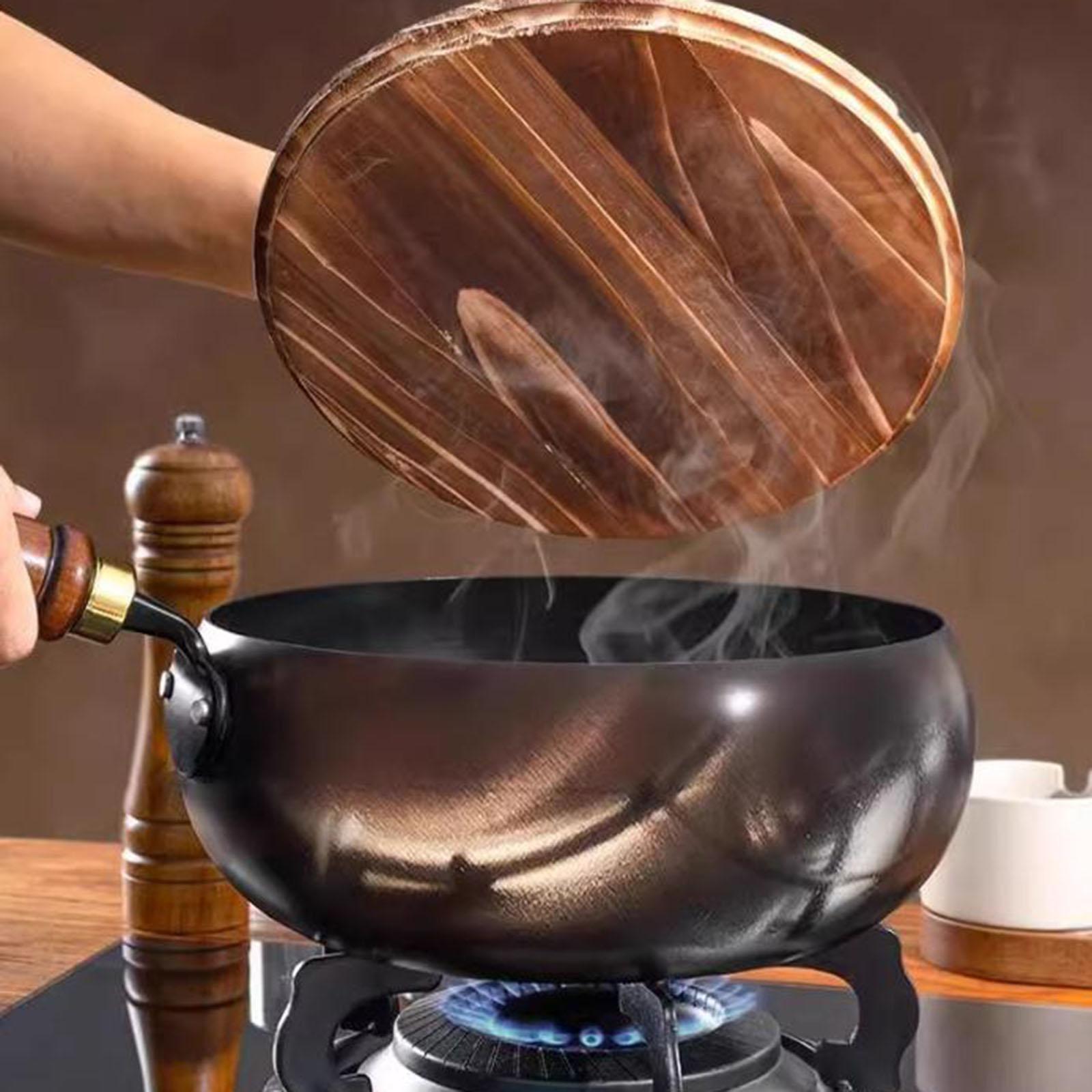 Nicht beschichteter Wok, chine – Camping Cooking Cast Iron Bewertung und Preis
