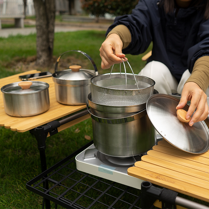 NOBANA Neueste Outdoor Edelsta – Camping Cooking And Cutlery Set Bewertung und Preis
