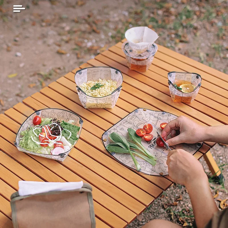Outdoor leichtes Klapp geschir – Camping Cooking Disc Bewertung und Preis