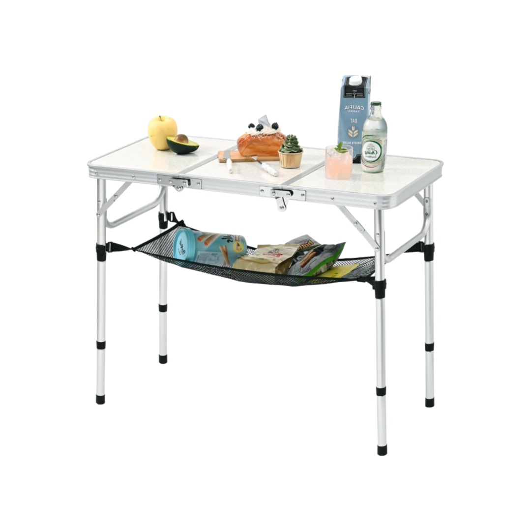Klappbarer Campingtisch mit Au – Camping Cooking Table With Storage Bewertung und Preis