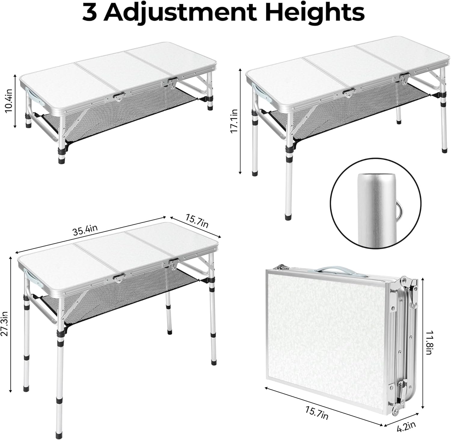 Klappbarer Campingtisch mit Au – Camping Cooking Table With Storage Bewertung und Preis