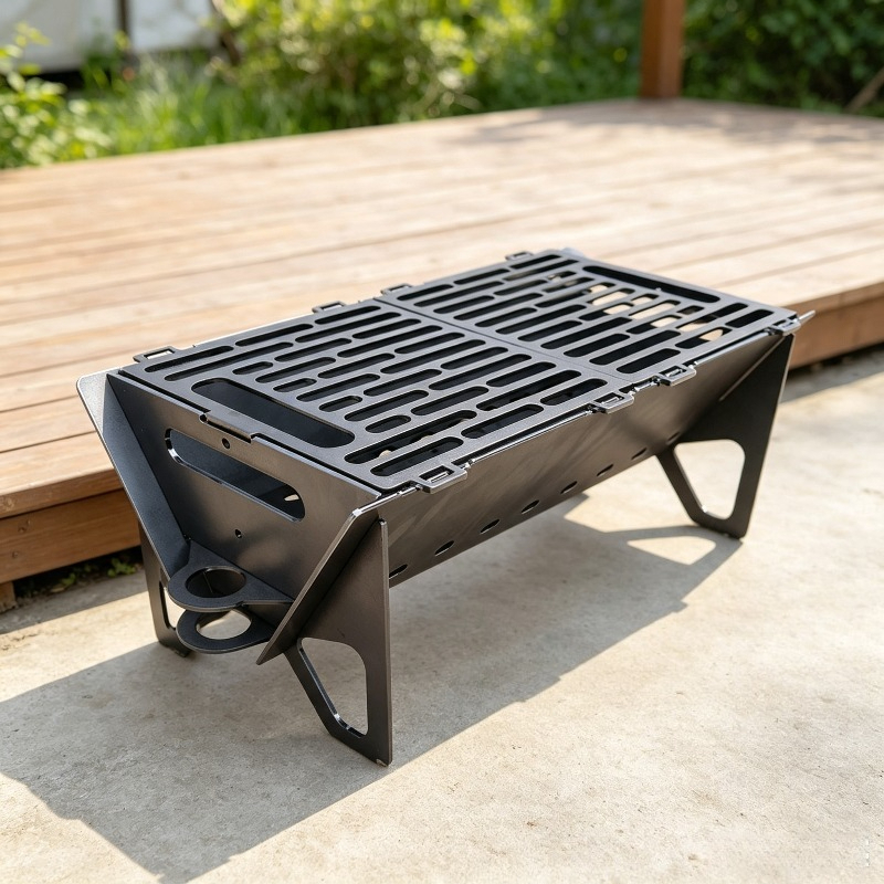 Verstärkter Grill aus Kohlenst – Camp Grill Portable Folding Bewertung und Preis