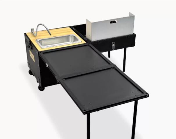Mobile Outdoor-Küche, Kochbox, – Camping Cooking Table With Storage Bewertung und Preis