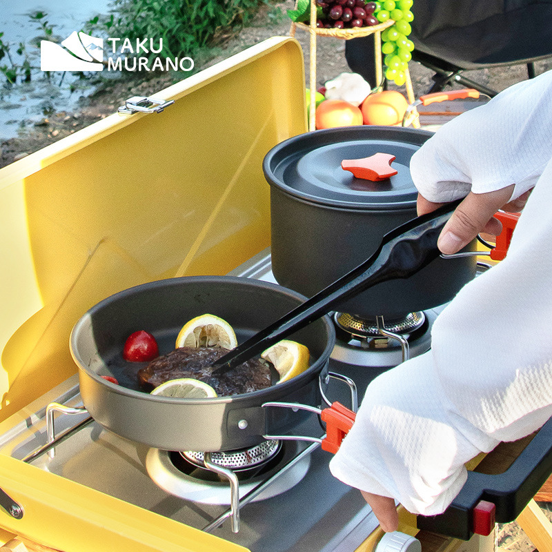 Camping-Kochgeschirr-Set, ultr – Camping Cooking Table With Storage Bewertung und Preis