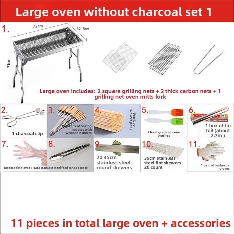 Großer klappbarer Holzkohlegri – Camp Grill Portable Folding Bewertung und Preis