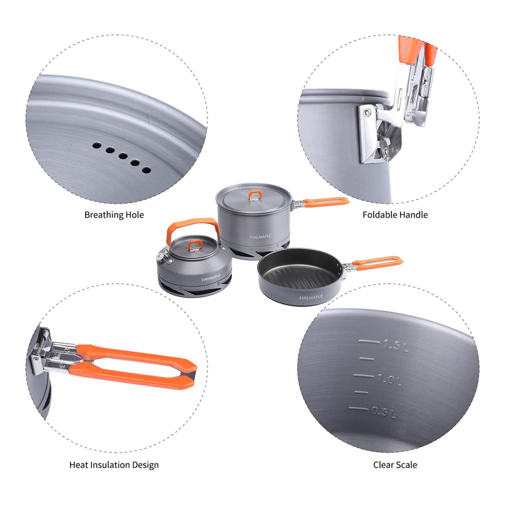Fire Maple Camping Kochgeschir – Camping Cooking And Cutlery Set Bewertung und Preis