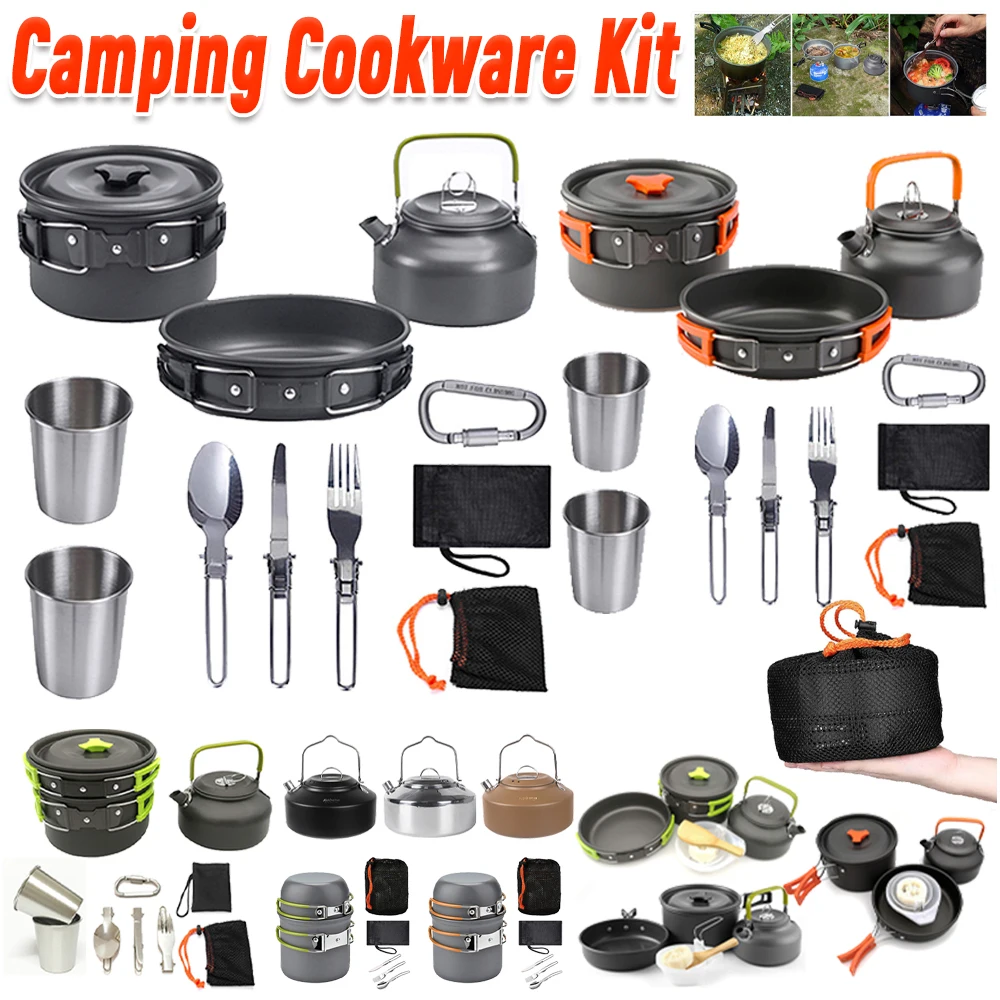 Camping-Kochgeschirr-Set, Wass – Camping Hiking Cooking Bewertung und Preis