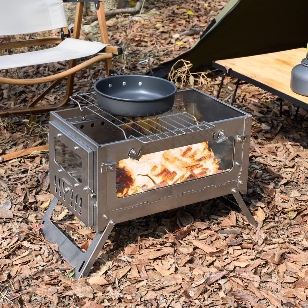 Tragbarer Zeltherd aus Edelsta – Camping Cooking Cast Iron Bewertung und Preis