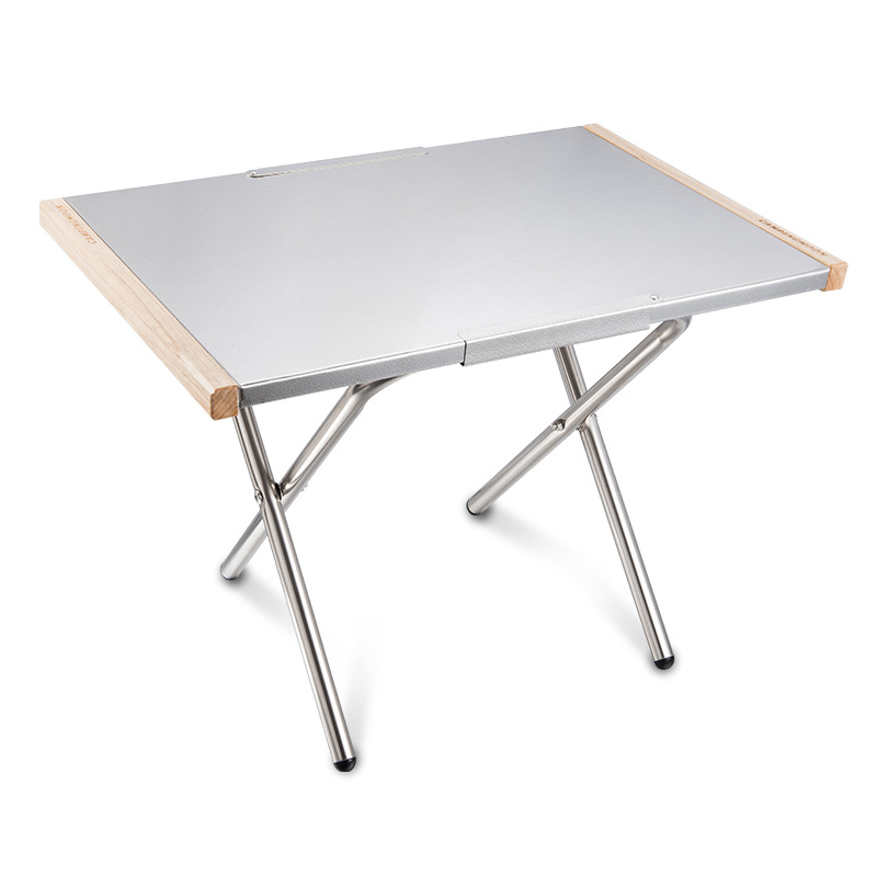 Tragbarer Edelstahl-Campingtis – Camping Cooking Table With Storage Bewertung und Preis