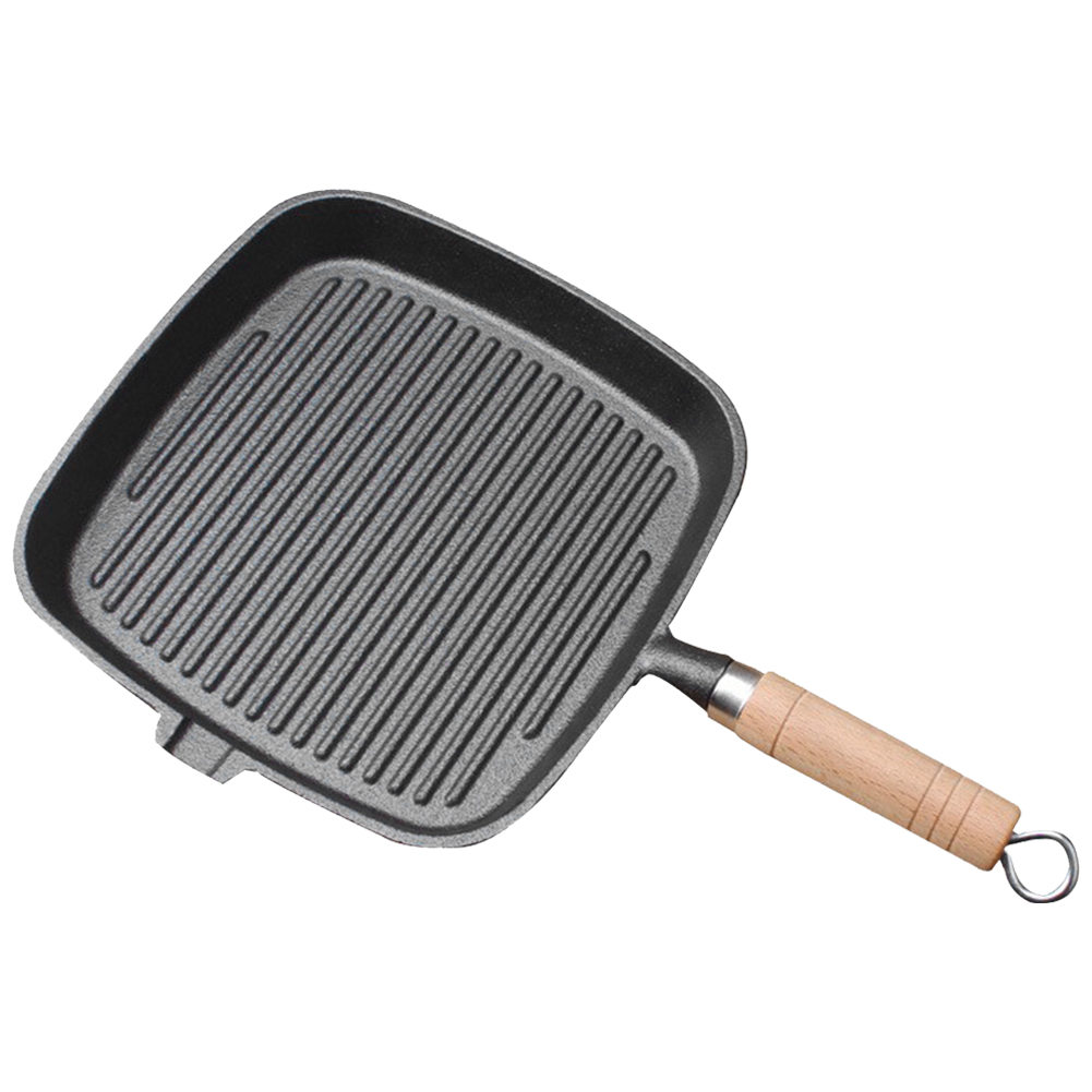 Eisenpfanne mit Holzgriff, Unb – Camping Cooking Cast Iron Bewertung und Preis