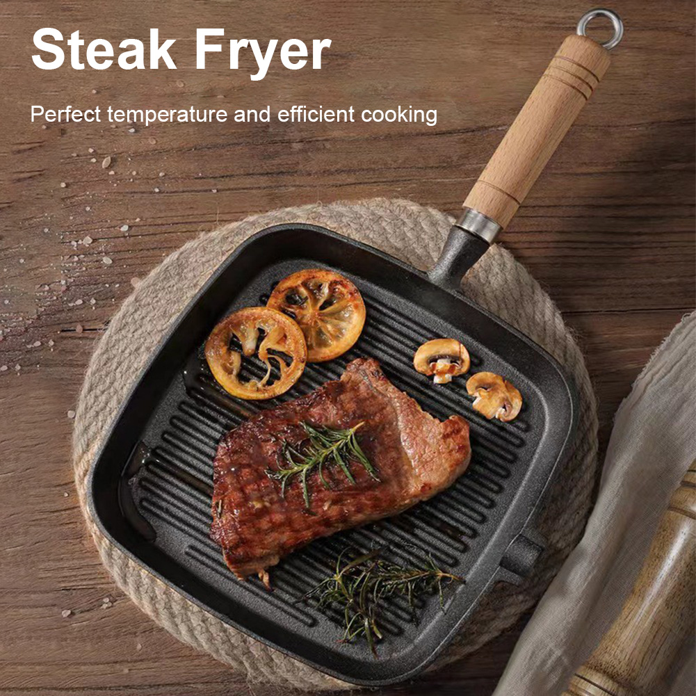 Eisenpfanne mit Holzgriff, Unb – Camping Cooking Cast Iron Bewertung und Preis